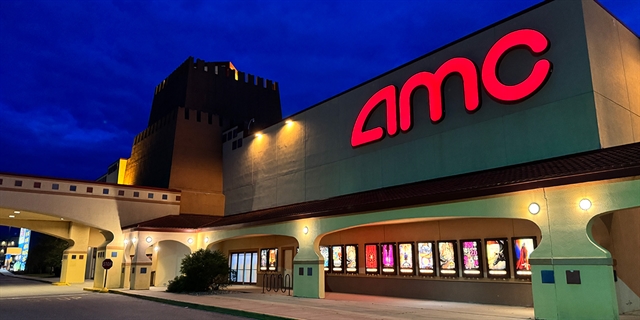 Movie theater exterior.