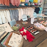 Sunglasses and accessories on a table.