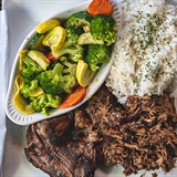 A Caribbean entrée at Bobbers Island Grill.