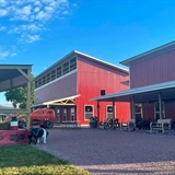 Outdoor space at Broken Bottle Winery.