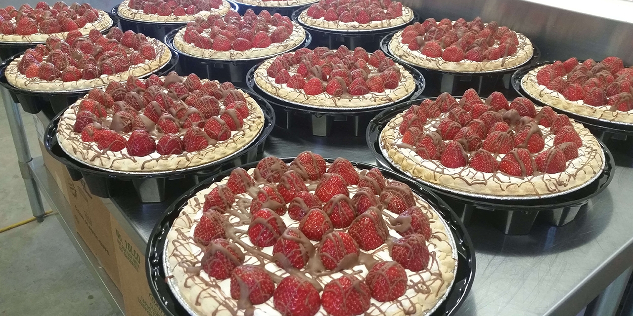 Strawberry pies.