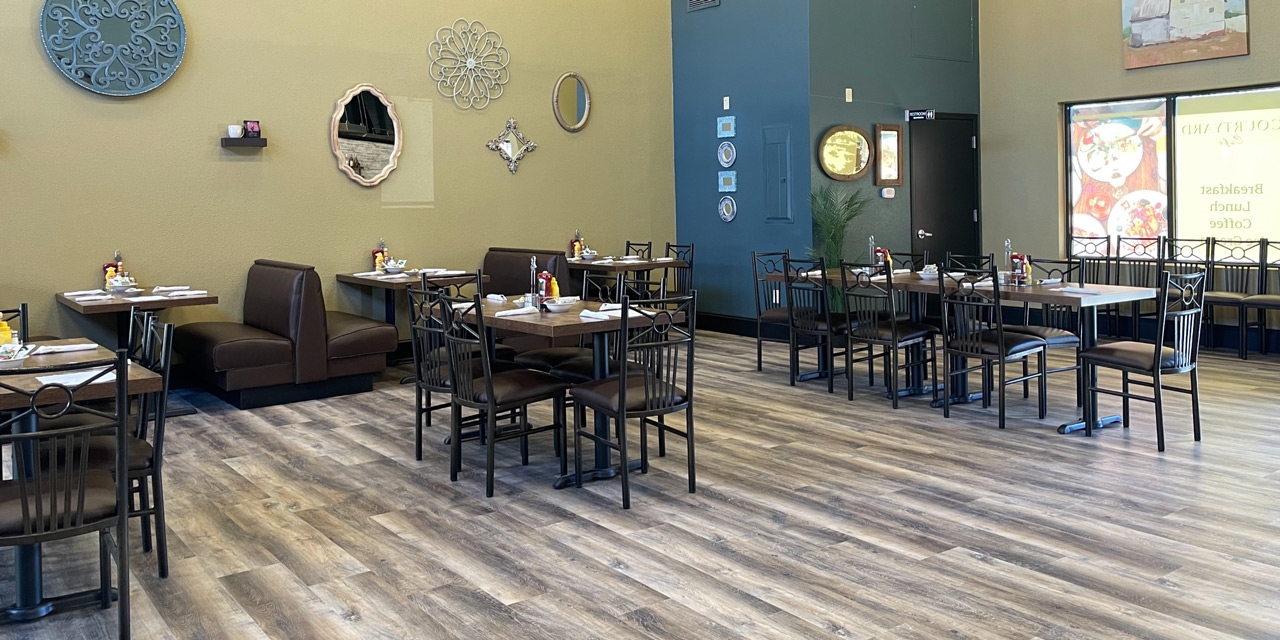 Courtyard Cafe interior.