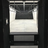 Indoor shooting range.