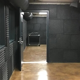 Indoor shooting range.