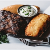 A steak dinner at Edge-O-Dells.