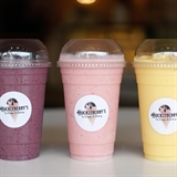 Colorful smoothies.