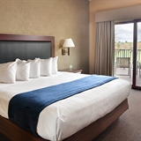 Bedroom with outdoor patio.