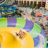 Kalahari Resort outdoor waterpark.