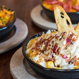 Various macaroni and cheese skillets.