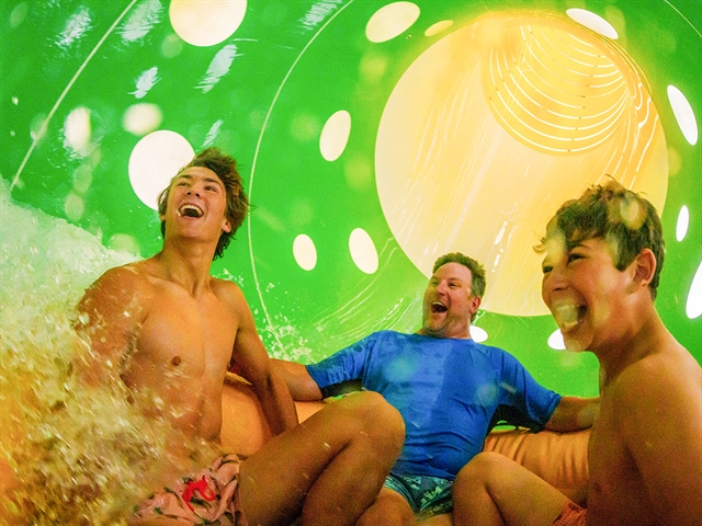 Medusa's Slidewheel waterslide.