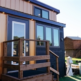 Entrance and outdoor area of Natura Treescape Resort.