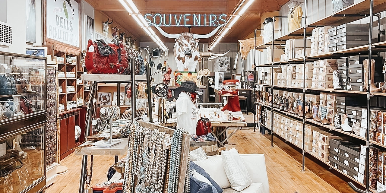Pickled Cowboy store interior.