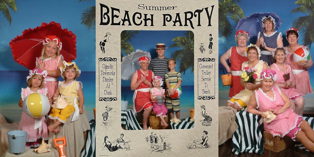 Images of new beach party set