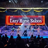 Saloon dance scene on Sneaky Pete's Wild West Dinner Show.