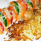 An entrée at Stuff's Restaurant.