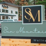 Exterior of Sun Mountain Spa building.