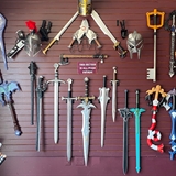 A collection of knives.