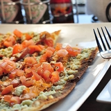 A flatbread at Tug's Kitchen.