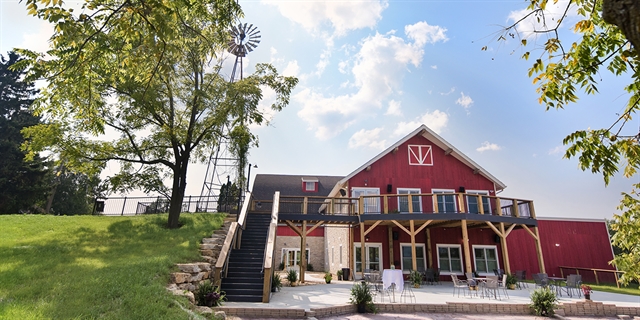 Outdoor space at Vennebu Hill.