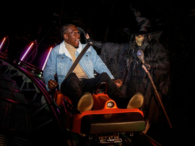 The Ghoster Coaster at Wisconsin Dells Mountain Coaster