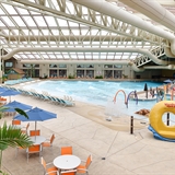 Indoor waterpark at Wilderness Resort.