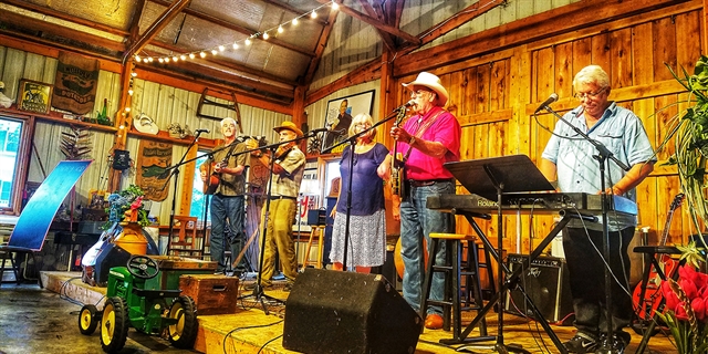 A music group performs at Wisconsin Opry.