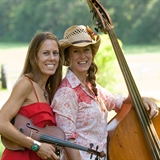 Musicians enjoying time outside the Wisconsin Opry.