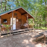 Cabin exterior at Yogi-Bear Camp-Resort.